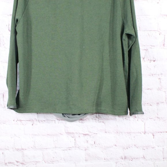 LL Bean Explorer Pullover Hooded Sweatshirt Cotton Blend Green Size XXL - Picture 4 of 9